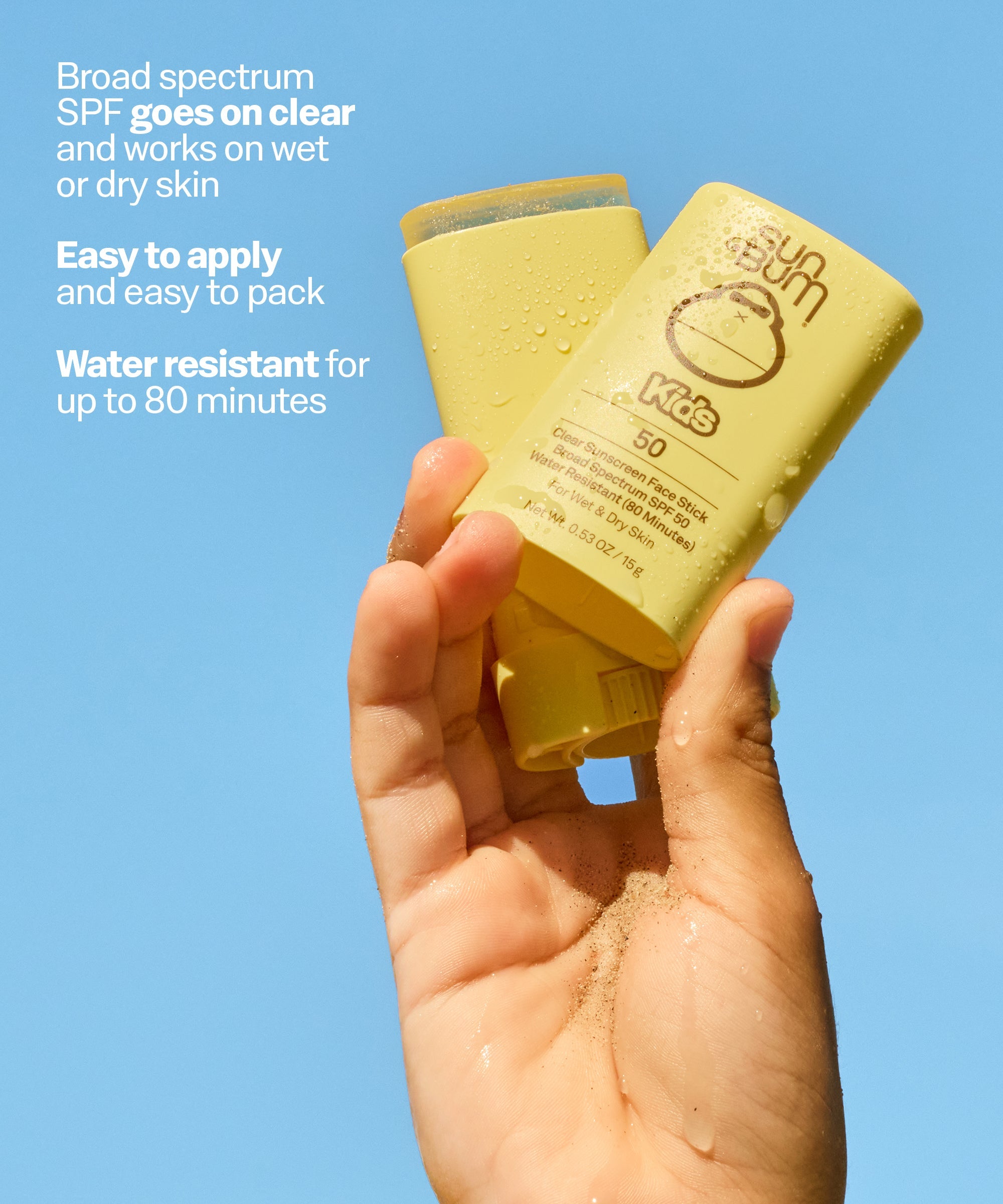 Kids SPF 50 Clear Sunscreen Face Stick